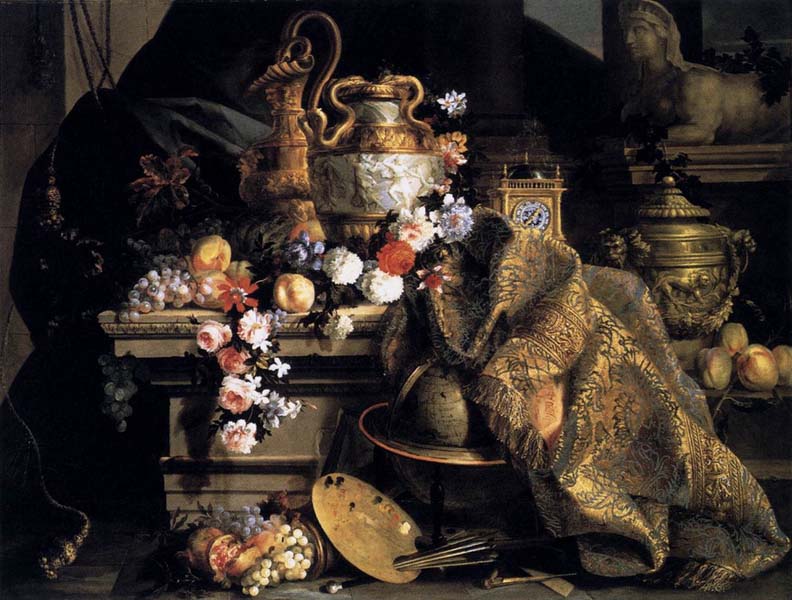 Still-Life of Flowers and Fruits